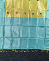 SC2841 - Tissue Silver Zari Meena Butta